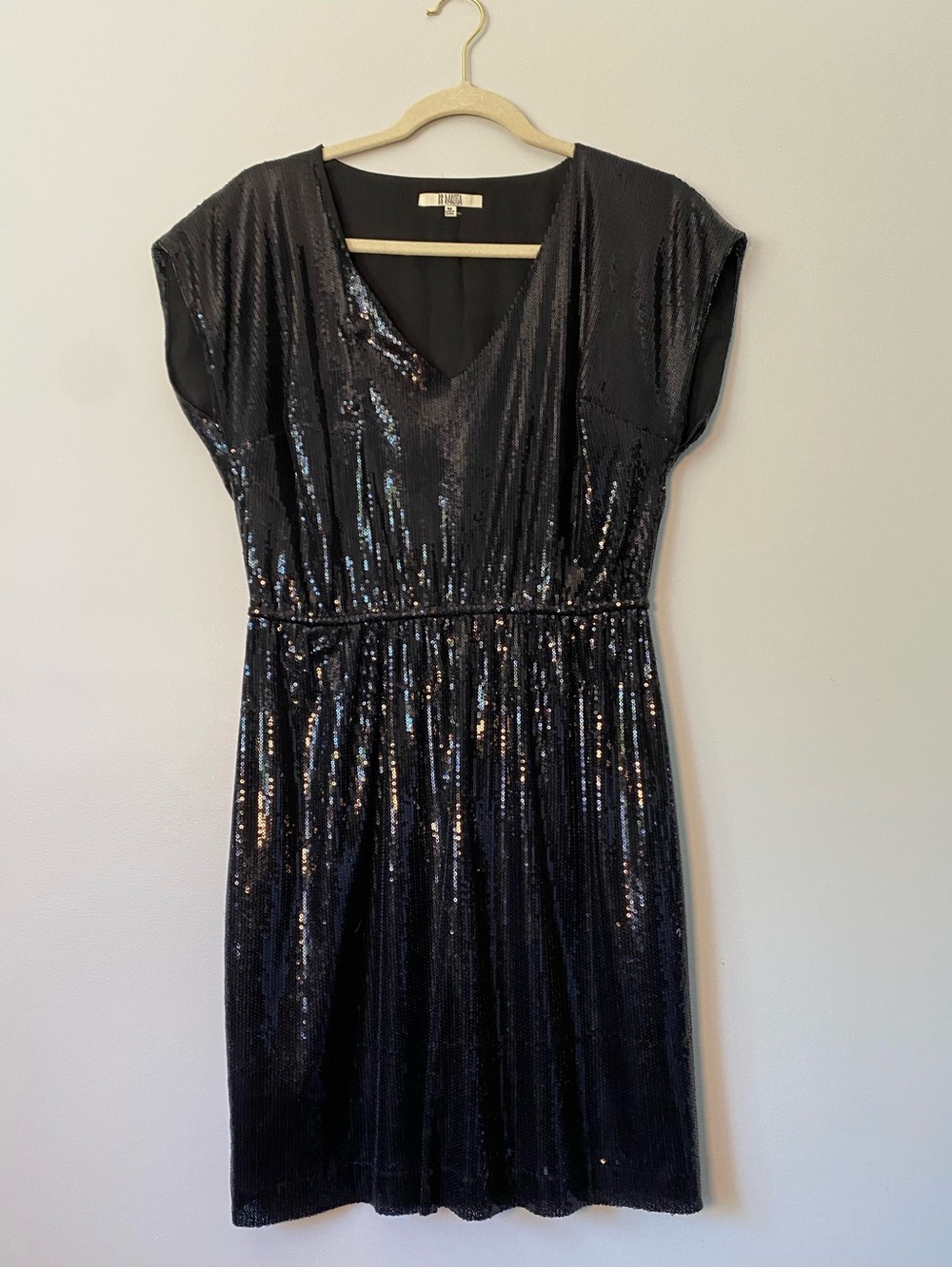 BB Dakota Black Sequin Cocktail Dress – Size M